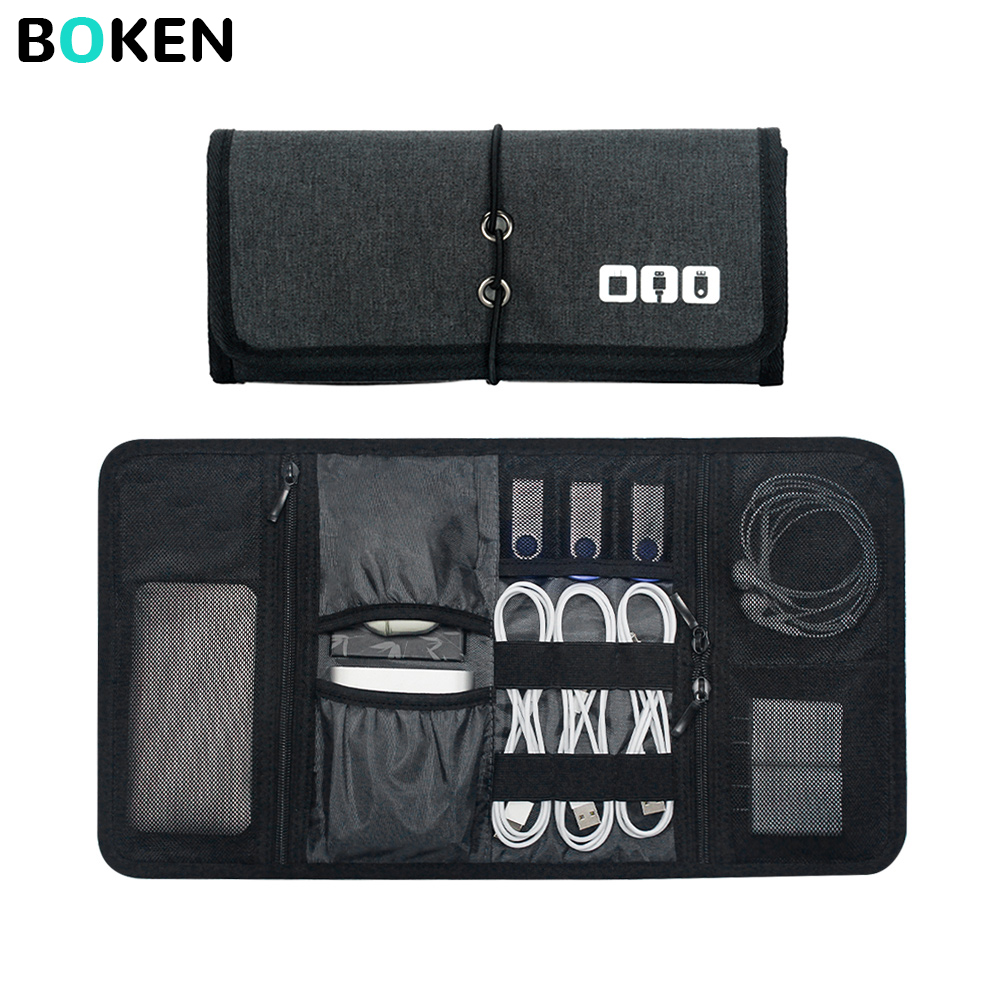 Tech Accessories Cheap - Tech-Organizer-Tasche Kabelaufbewahrung Reise-Elektronikzubehör-Beutel für Ladegerät Powerbank