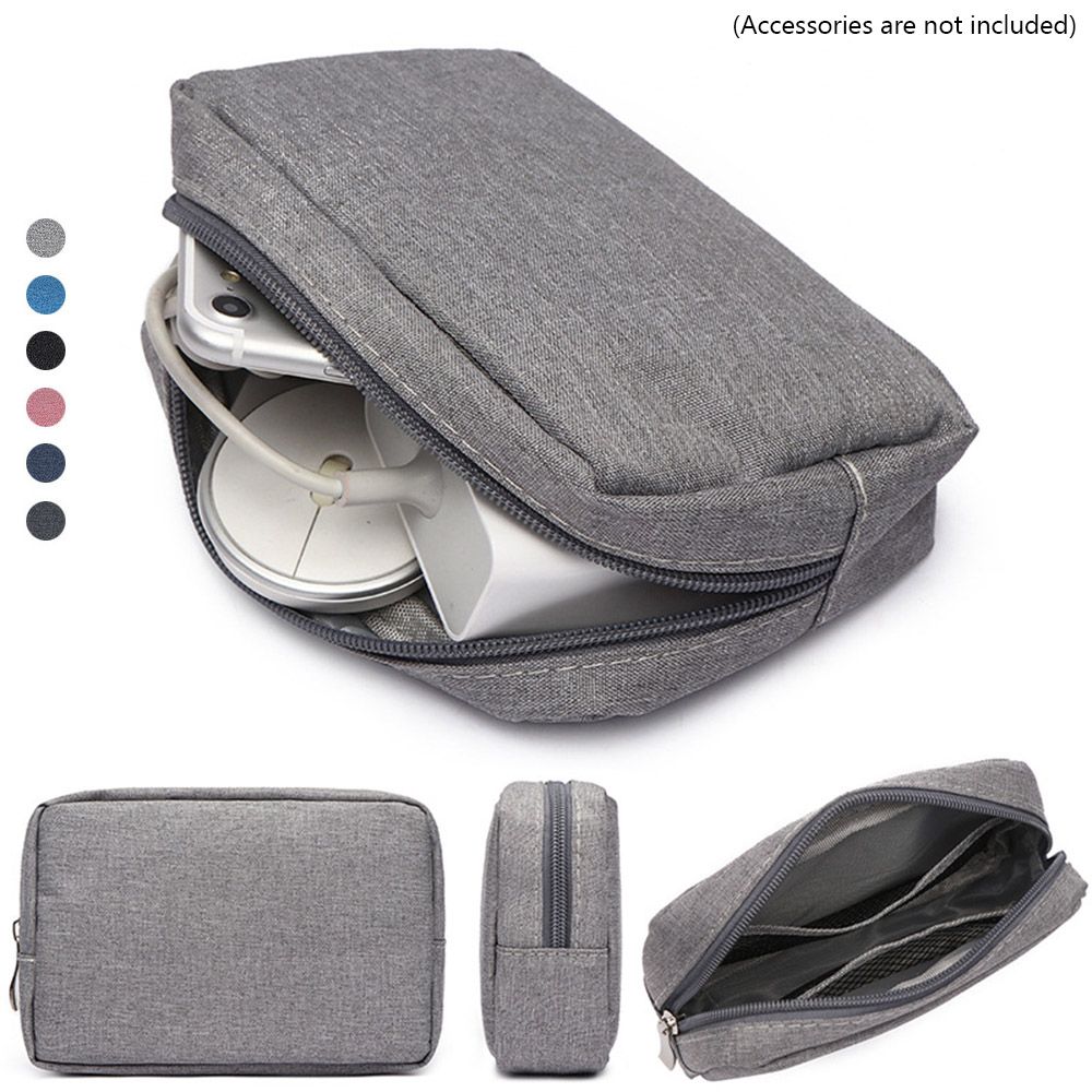 Cable Organizer Bag - Tragbare USB-Kabel-Kopfhörer-Organizer-Aufbewahrungstasche Gadget-Geräte-Beutel Make-up-Abdeckung Digitales Zubehör