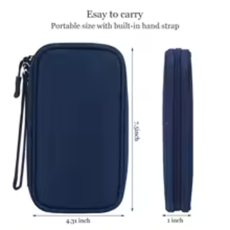 1 Stück Grau/Schwarz/Rosa/Mari – Cable Organizer Bag Bewertung und Preis