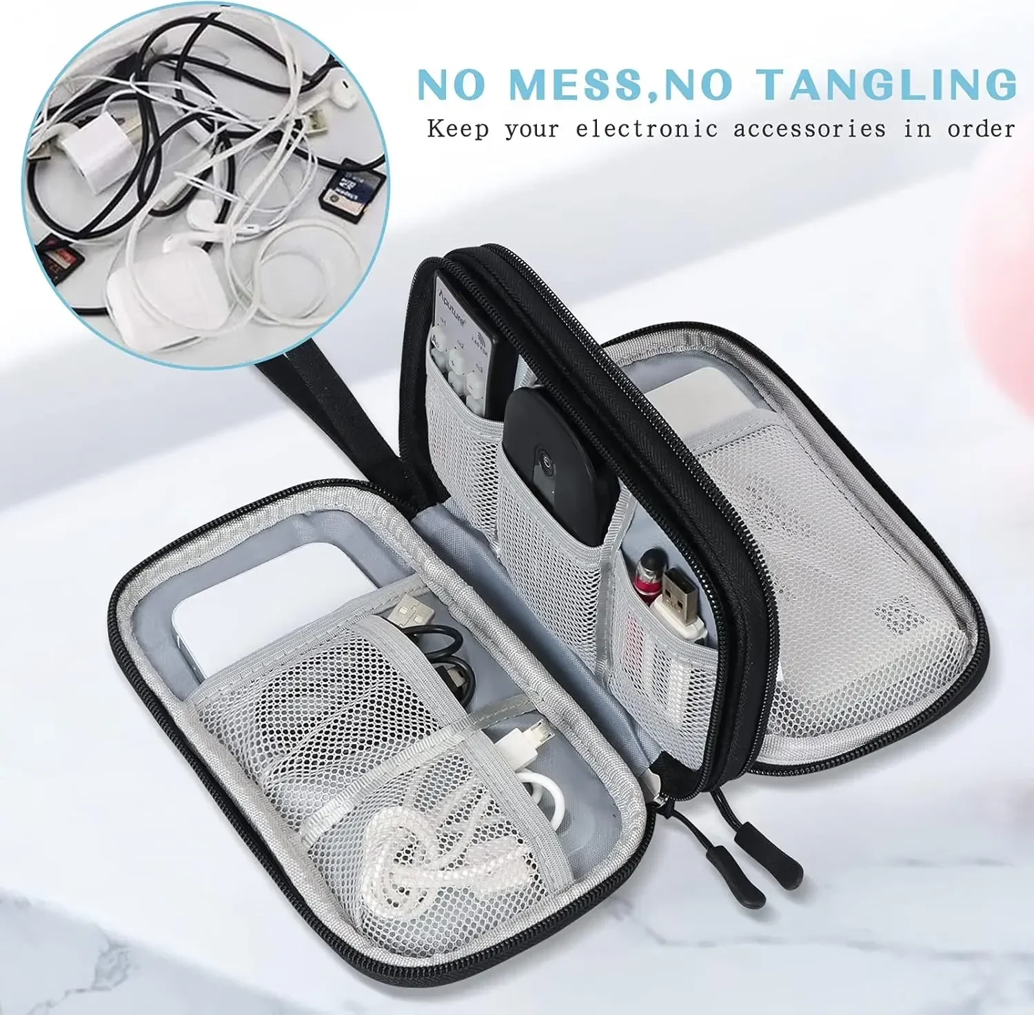 Reise-Kabeltasche Tragbare Dig – Cable Organizer Bag Bewertung und Preis