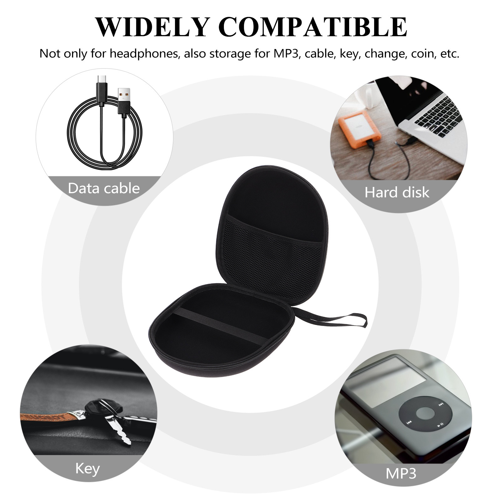 1 Stück Kopfhörer-Etui Tragbar – Cable Organizer Bag Bewertung und Preis